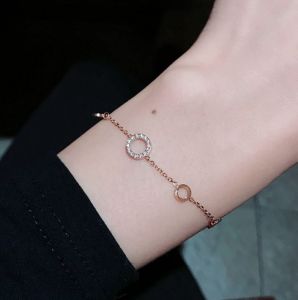 TT3467 - Lắc tay titan vòng tròn đính đá