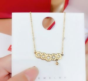 TT5166 - Dây chuyền titan kim tiền