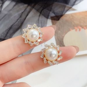 PK4682  - Bông tai bạc 925 mạ vàng