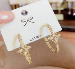 PK4741 - Bông tai bạc 925 mạ vàng