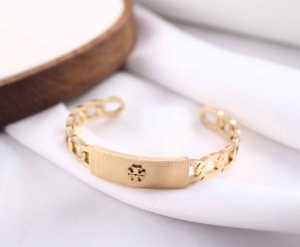 TT6452 - Vòng tay titan cuff Tory Burch (màu vàng)