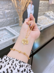 TTC6588 - Dây chuyền titan lá phong dây trúc