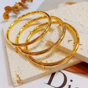 TTC6618 - Vòng tay titan tròn trơn chui tay size 56mm/58mm (giá 1 chiếc)