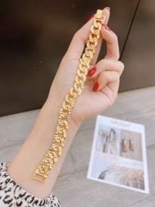 LXV6 - Lắc tay xi vàng xích chạm khía