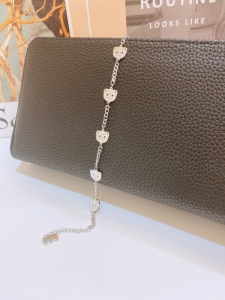 TTN7631 - Lắc tay titan mèo xinh (màu trắng)