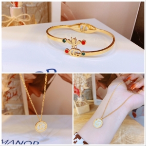 TT7791 - Set titan GC (dây chuyền, vòng tay - màu vàng)