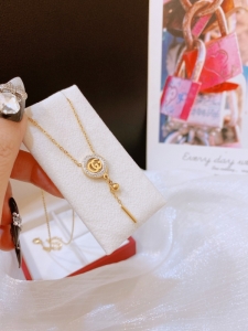 TTC9958 - Dây chuyền titan Gucci (màu vàng)