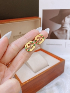 TTC10092 - Bông tai titan GUCCI (màu vàng)