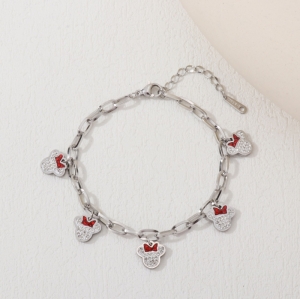 TTN10298 - Lắc tay titan MICKEY (màu trắng)