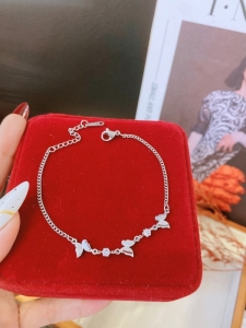TTC10855 - Lắc chân titan 3 bướm cát mini (màu trắng)