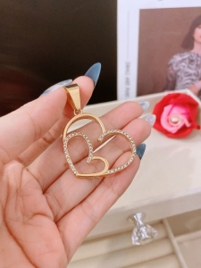 TTN10918 - Mặt titan tim 2 lớp phối đá (ngang 3.6 * cao 3cm)