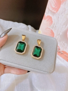 TTN11023 - Mặt titan đá màu xanh (màu vàng)
