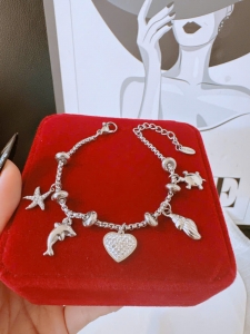 TTN11470-Lắc tay charm sinh vật biển