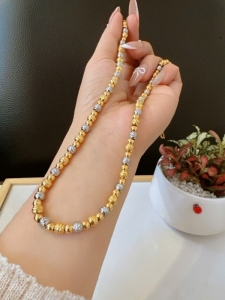 TTC11553-Dây chuyền titan mix 2 màu