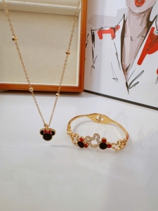 TT11575 Set titan chuột Mickey ( Vòng tay - Dây chuyền )
