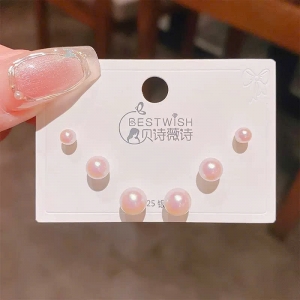 PKC5942 - Set bông tai cao cấp 925 ánh nhũ ánh hồng