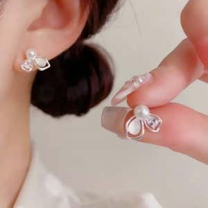 Bông tai cao cấp 925 cánh bướm phối trai