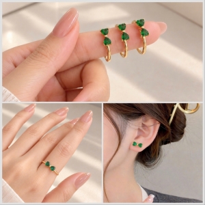 Set titan nơ đá xanh